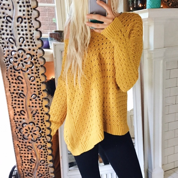Sweaters - Mustard Autumn Cozy Knit 🍁
