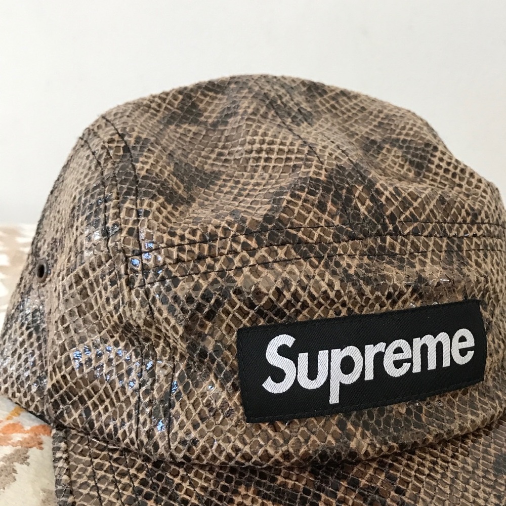 Supreme Box Logo Snake Skin Hat
