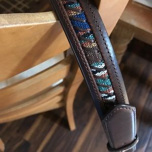 Columbia leather belt, men's