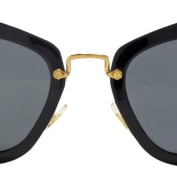 🚫SOLD🚫 MIU MIU Black Butterfly Sunglasses, 55mm - Picture 2 of 4