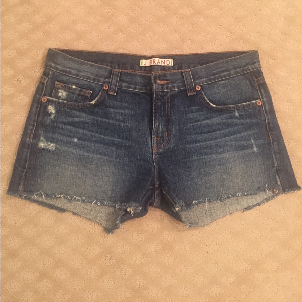 J Brand denim jean cut off shorts