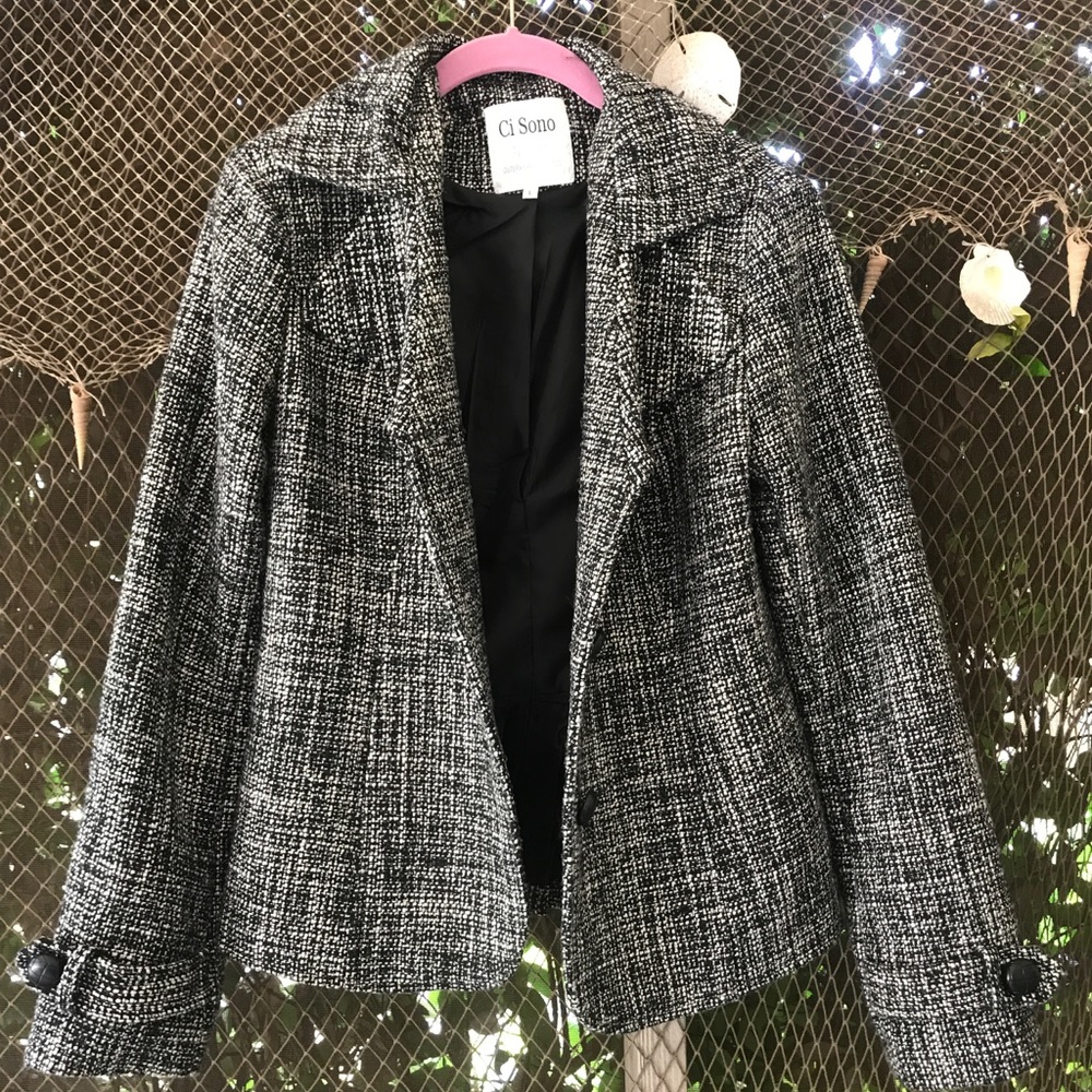 Box - Super cute coat with elbow patches!