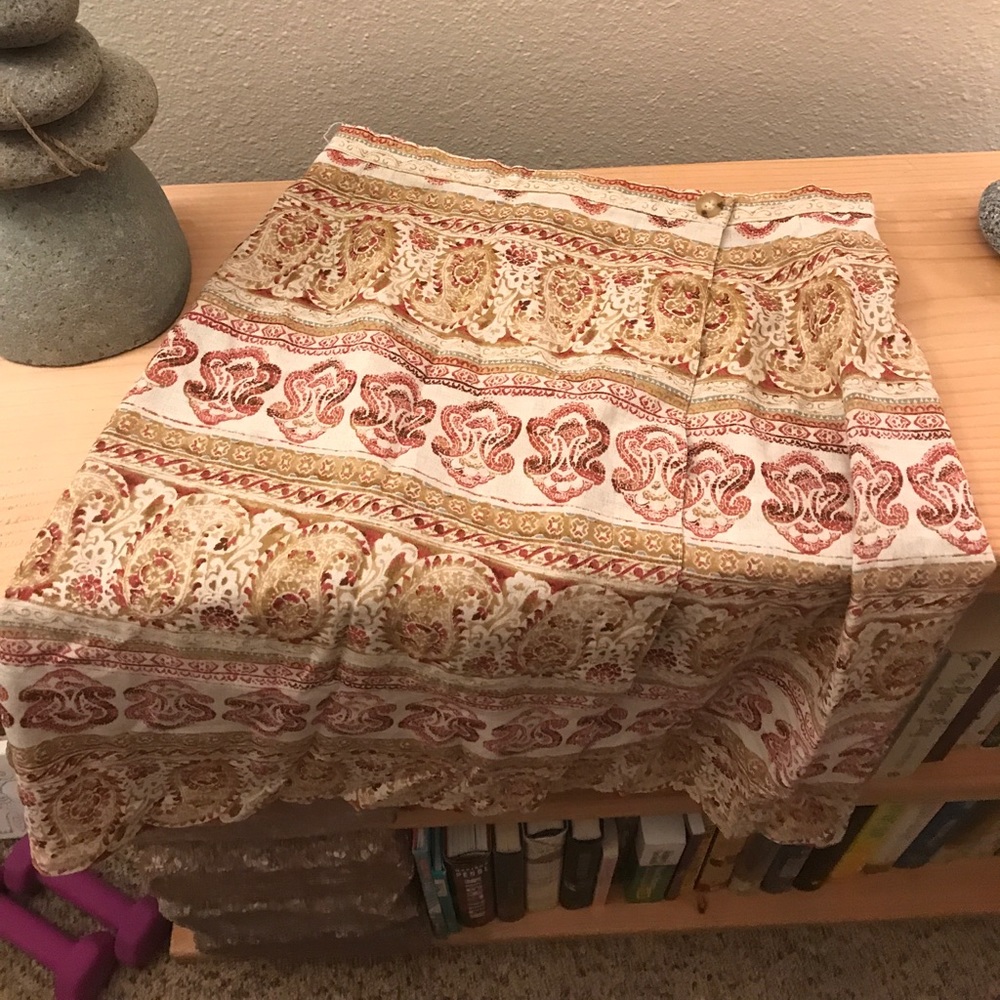 Vintage Paisley High Waist