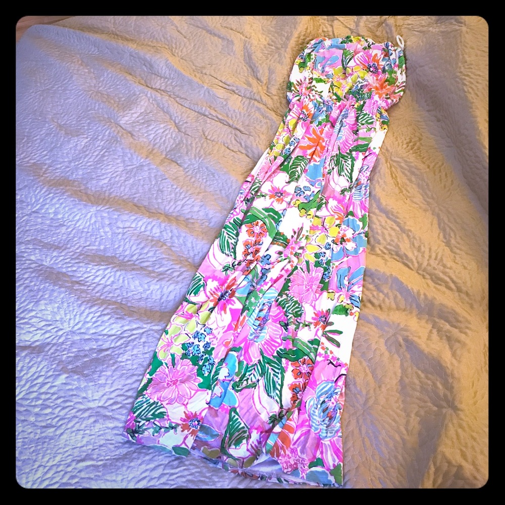 Lily Pulitzer floral maxi