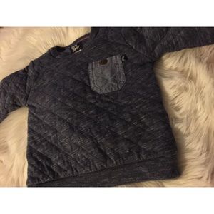 NWOT Baby Boy Quilted Sweatshirt