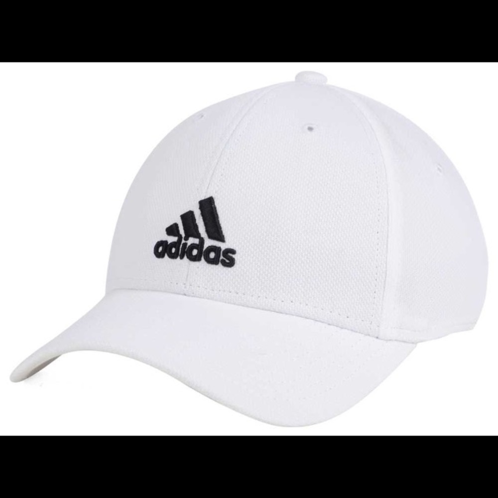 White Adidas hat