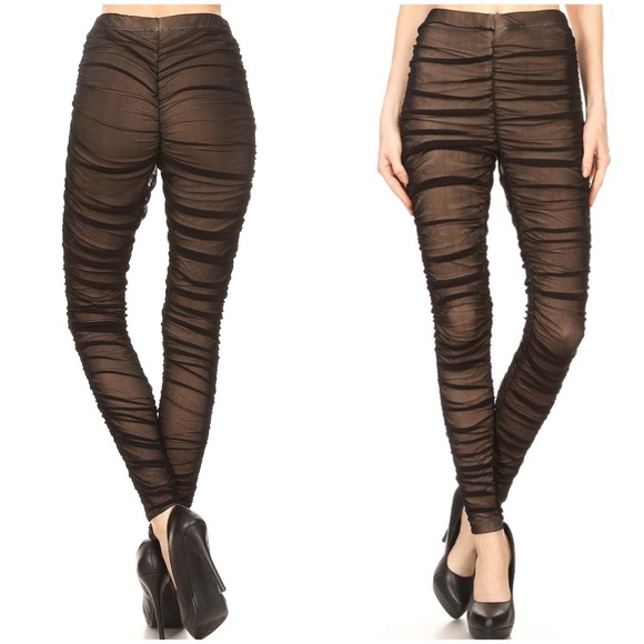 Rushed Mesh Slim Fit Pants - Picture 1 of 3