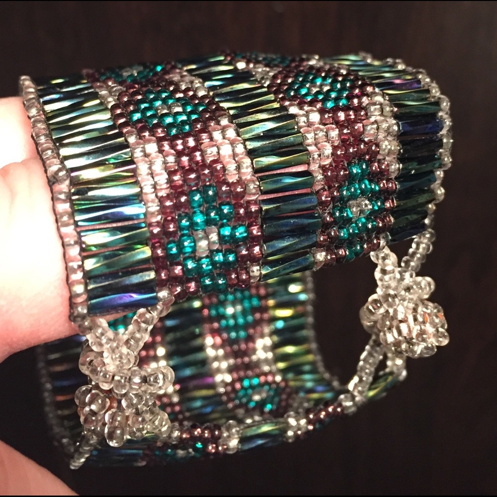 Beautiful Beaded Cuff Bracelet