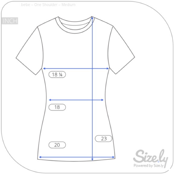 bebe Leopard Print One Shoulder Top-Medium - Picture 8 of 8