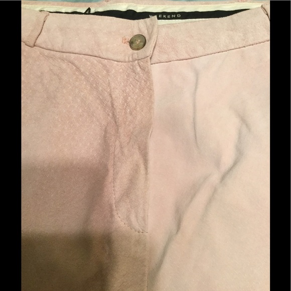 NWT suede leather capris .Weekend MaxMara - Picture 5 of 7