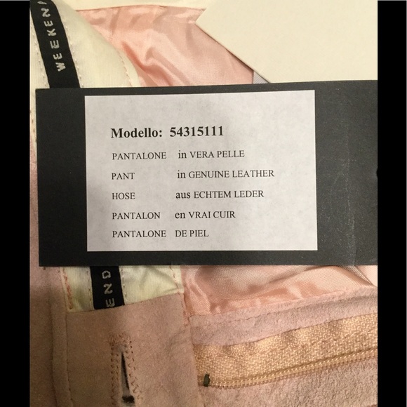 NWT suede leather capris .Weekend MaxMara - Picture 7 of 7