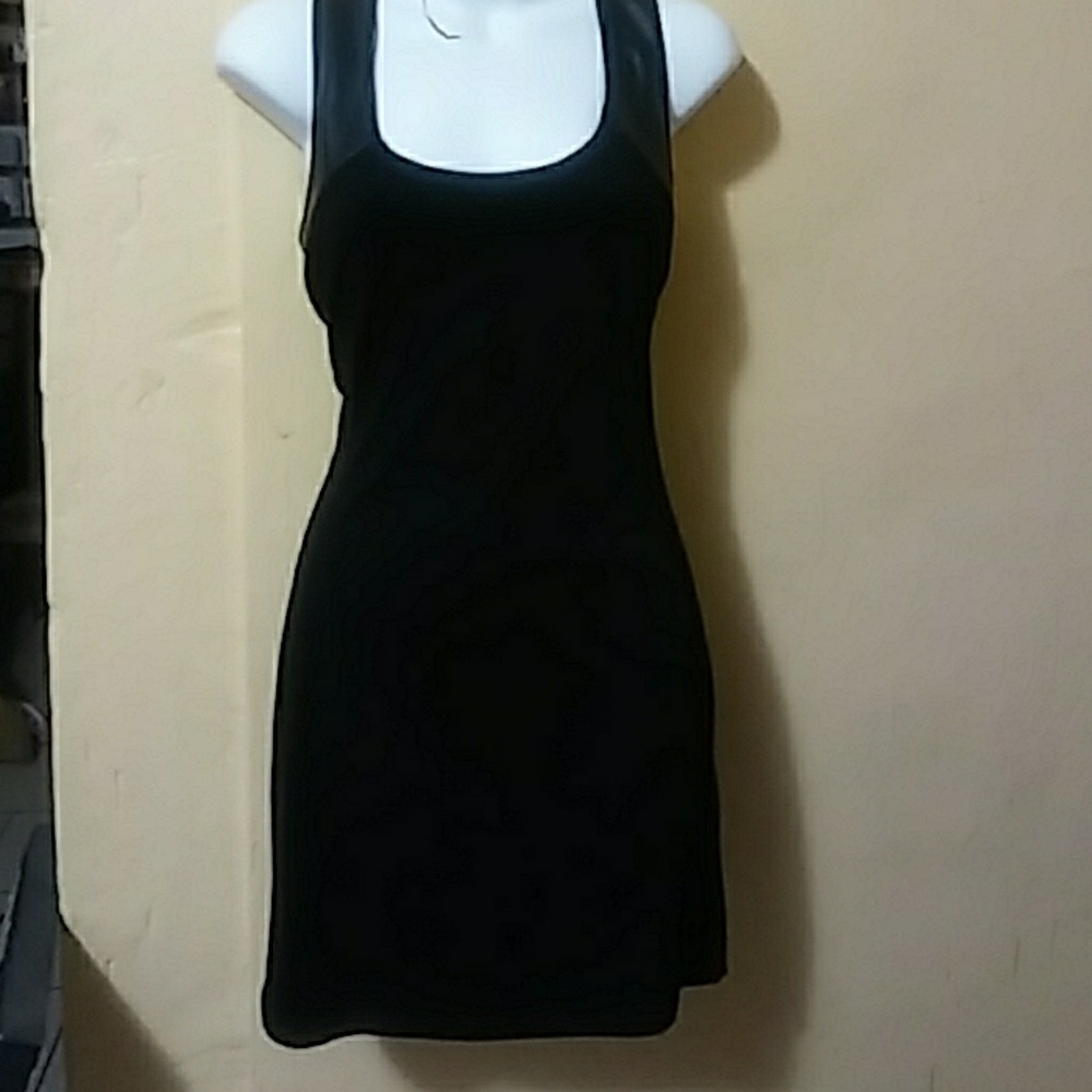 Black mini dress
