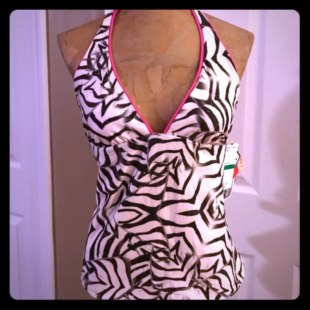 NWT! Pieced together tankini set!