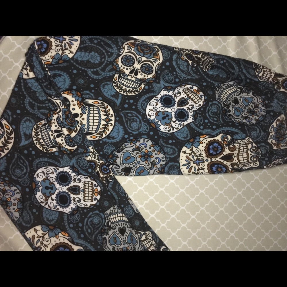 Skull print leggings Capri