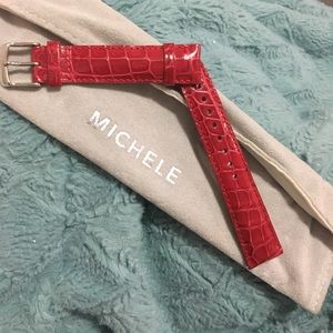 Michele Red gorgeous watch band