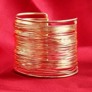 Golden Cut Off Bracelet