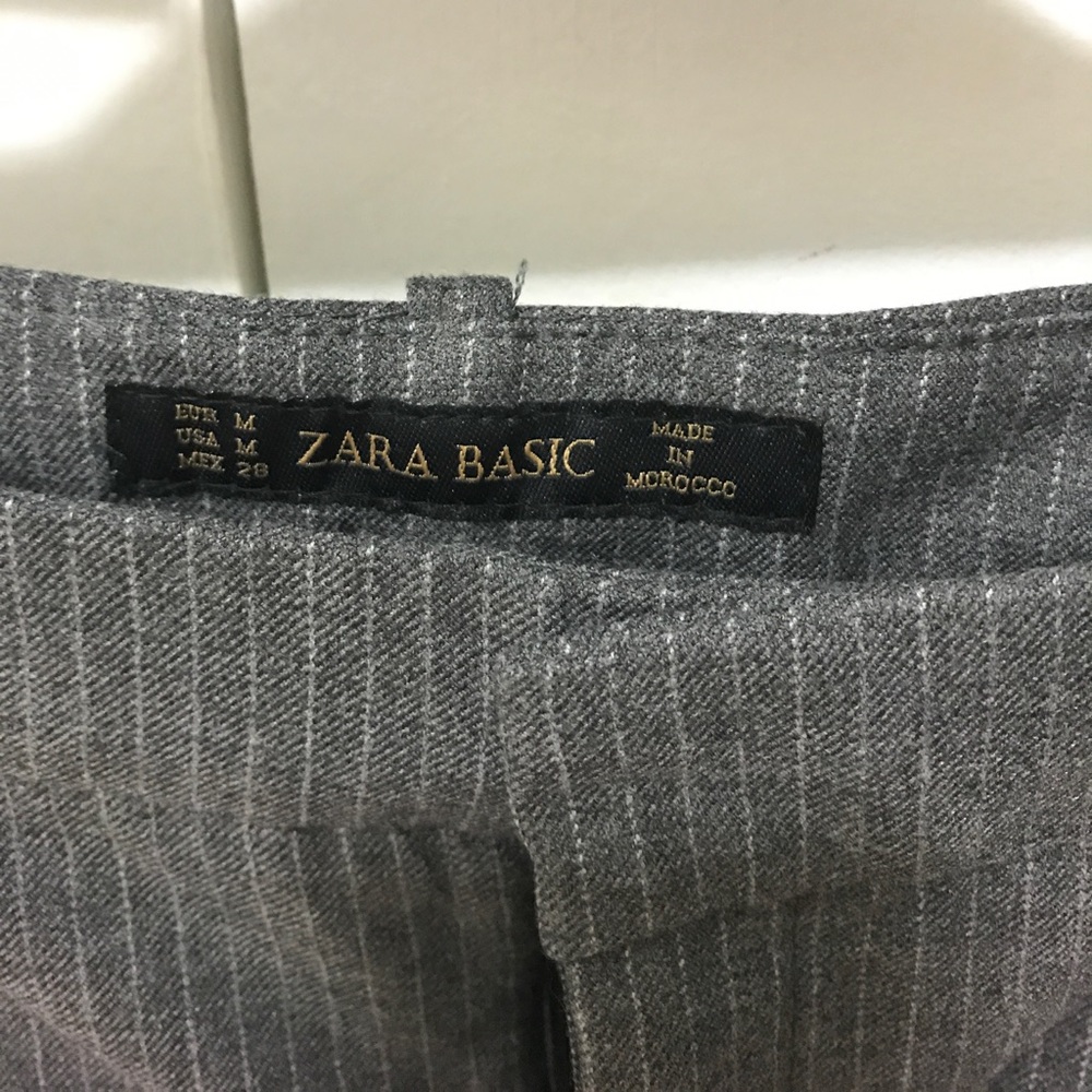 Zara PINSTRIPE TROUSERS Size M