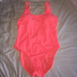 One Piece Low Back Bathing Suit