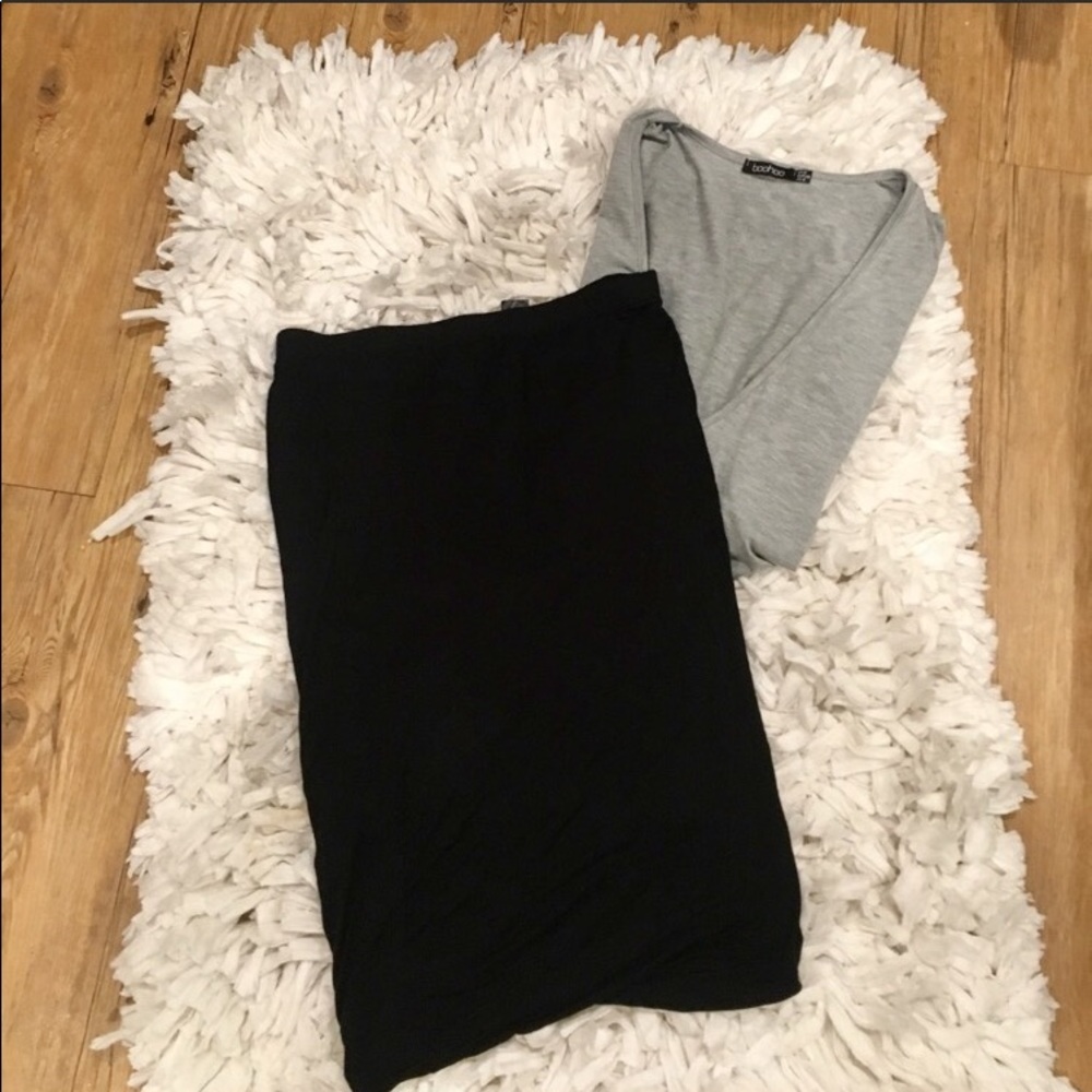 BLack T-Shirt skirt