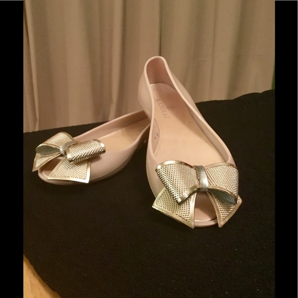 Rasolli Peep-toe Flats