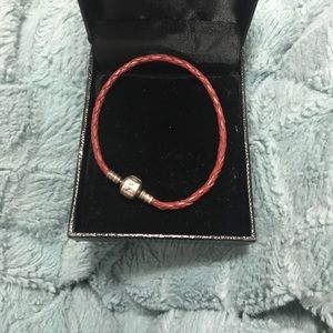 Pandora red bracelet band
