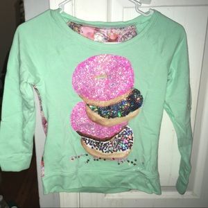 Girls donut sweatshirt