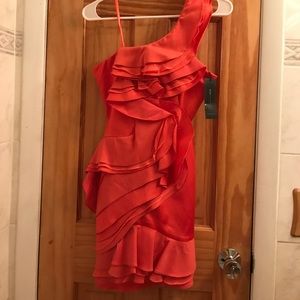 BCBGMAXARIA one shoulder dress