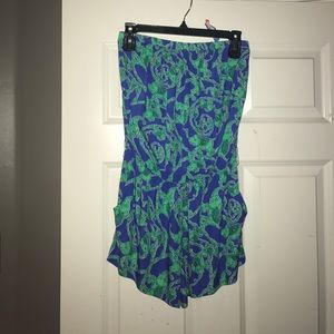 Blue & green lilly pullitzer romper