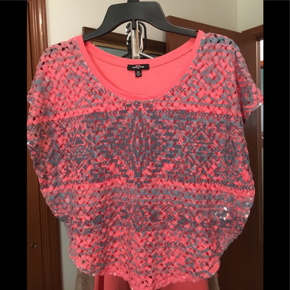 Aztec rounded shirt