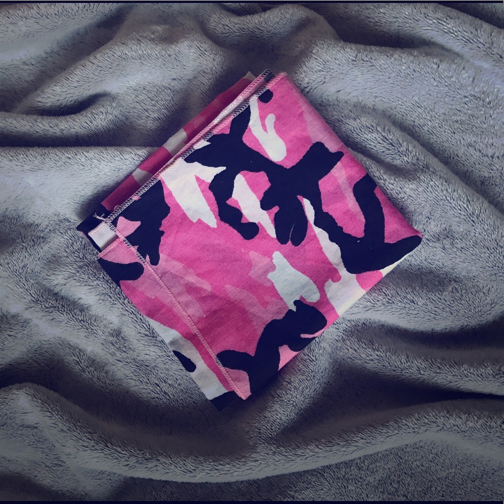 Pink Camo Bandana