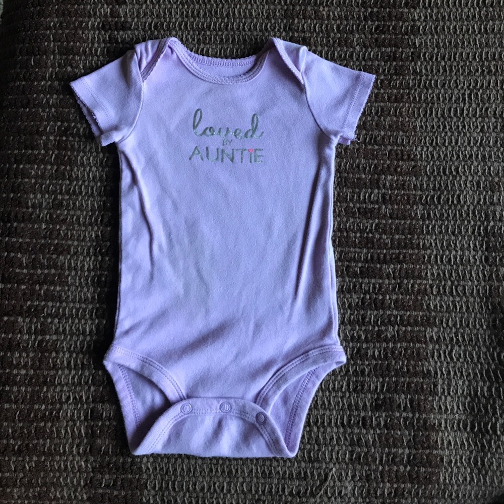 Loved by Auntie onesie