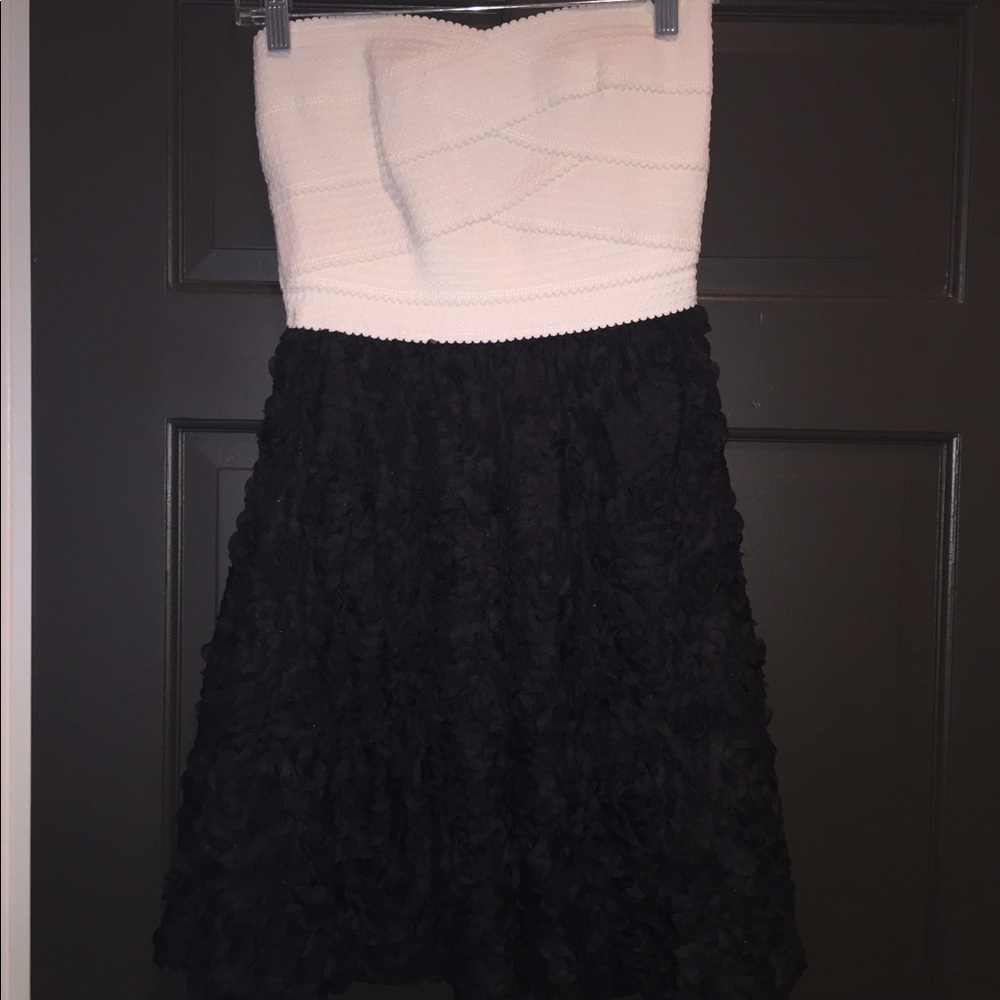 Black and white dress
