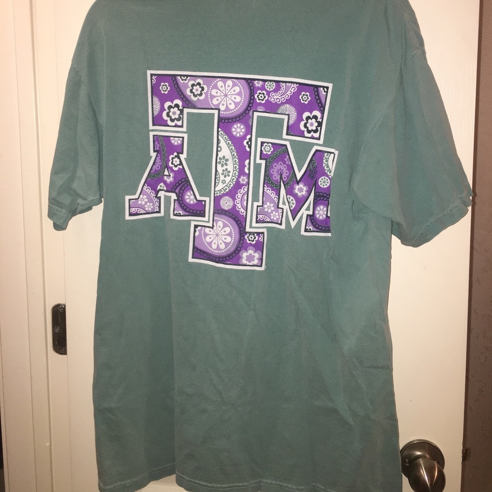 Texas A&M comfort colors tshirt