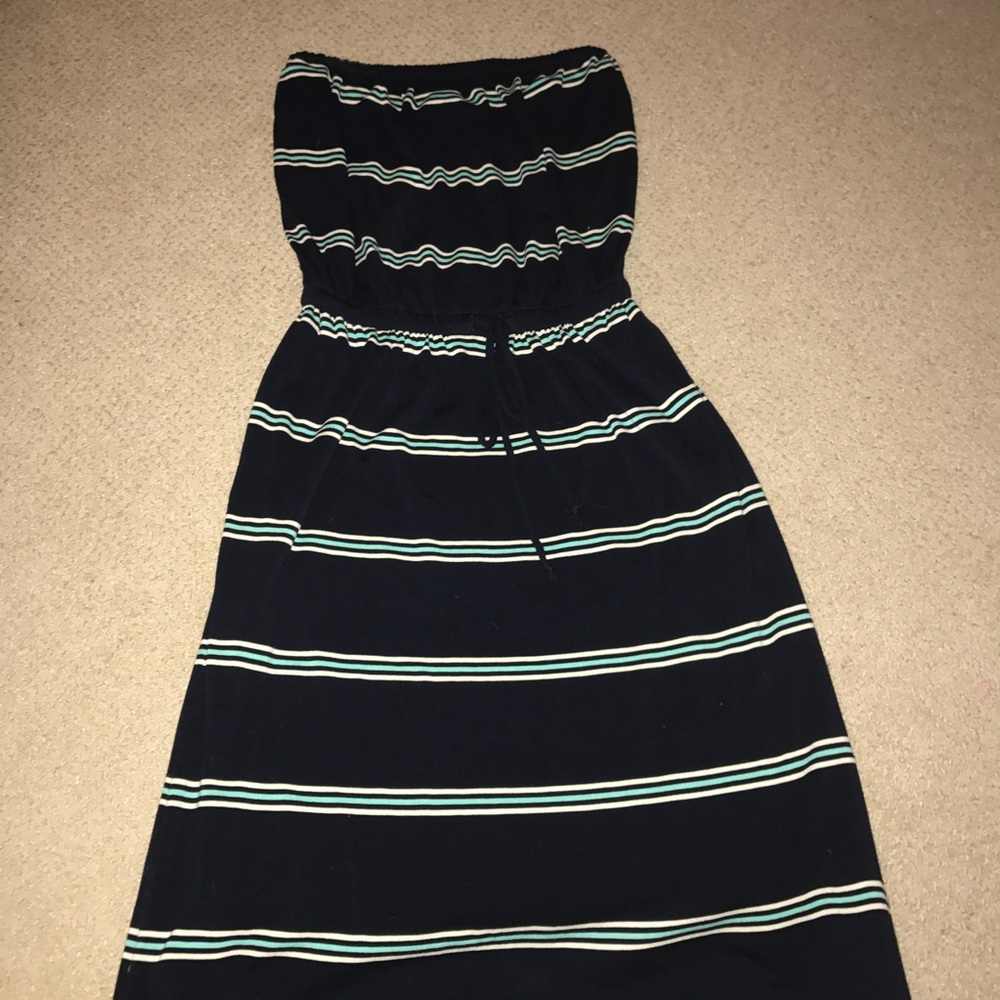 JCREW - worn once, strapless maxi dress!