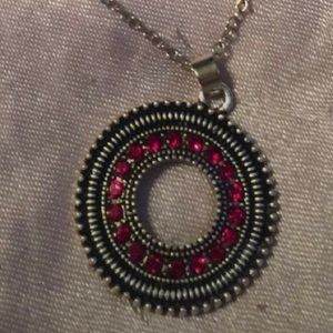 Red Bling Necklace