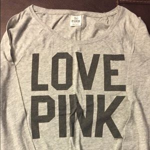 Victoria Secret PINK Love Pink Long Sleeve