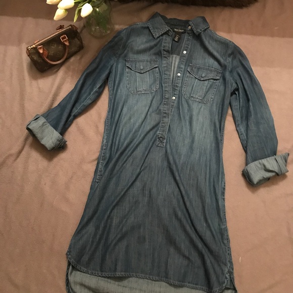 Whbm Denim Dress - Picture 2 of 4