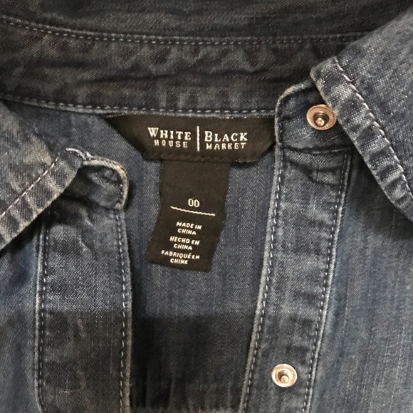 Whbm Denim Dress - Picture 3 of 4