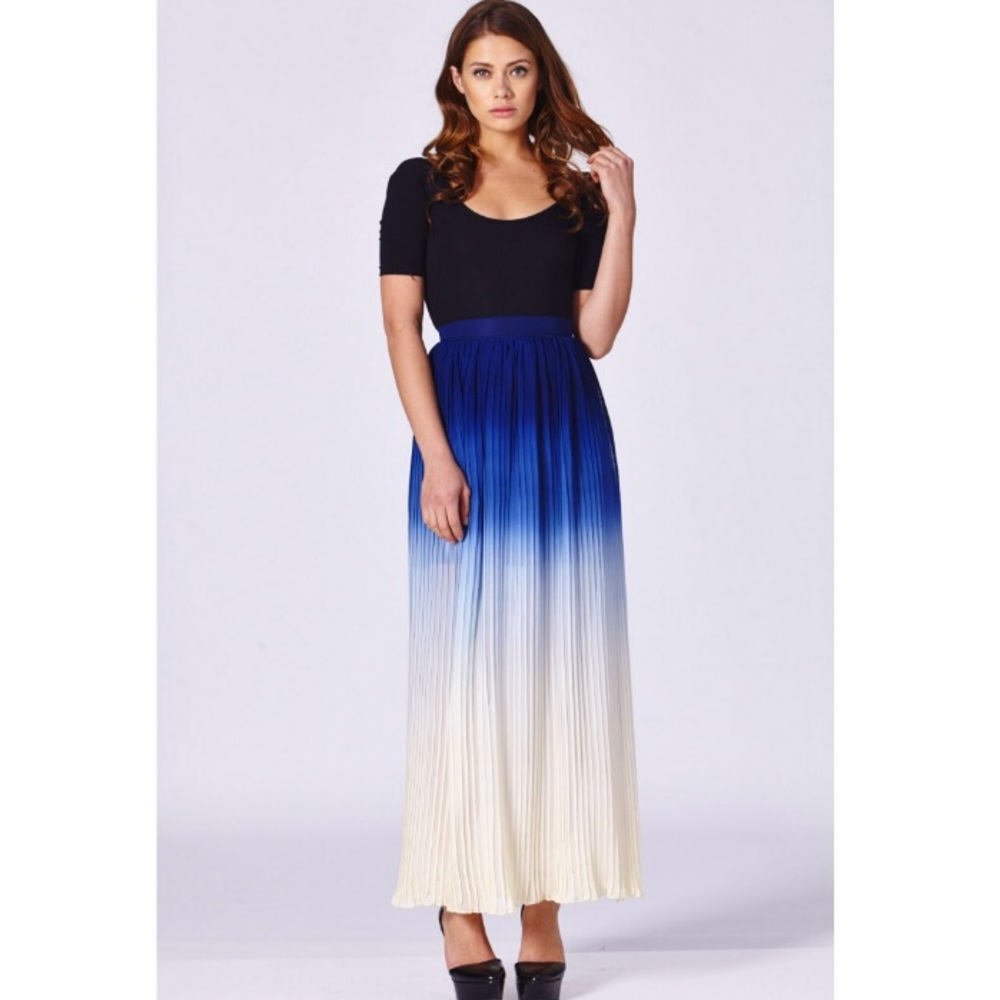 Rare London Coco's Fortune Ombré Maxi Skirt