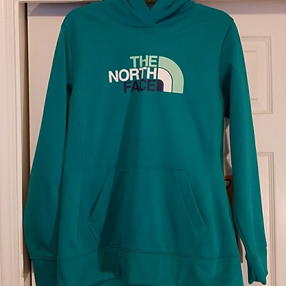 The North Face Teal Hoodie - Picture 2 of 3