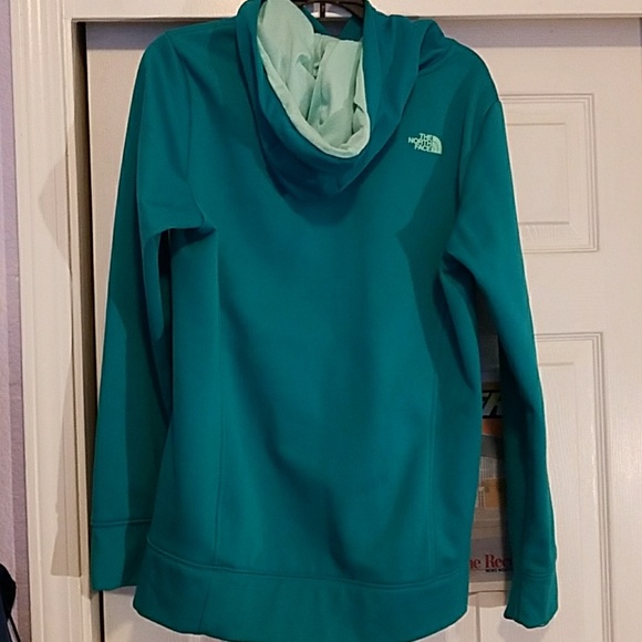 The North Face Teal Hoodie - Picture 3 of 3