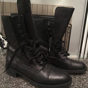 Chanel Biker Boots