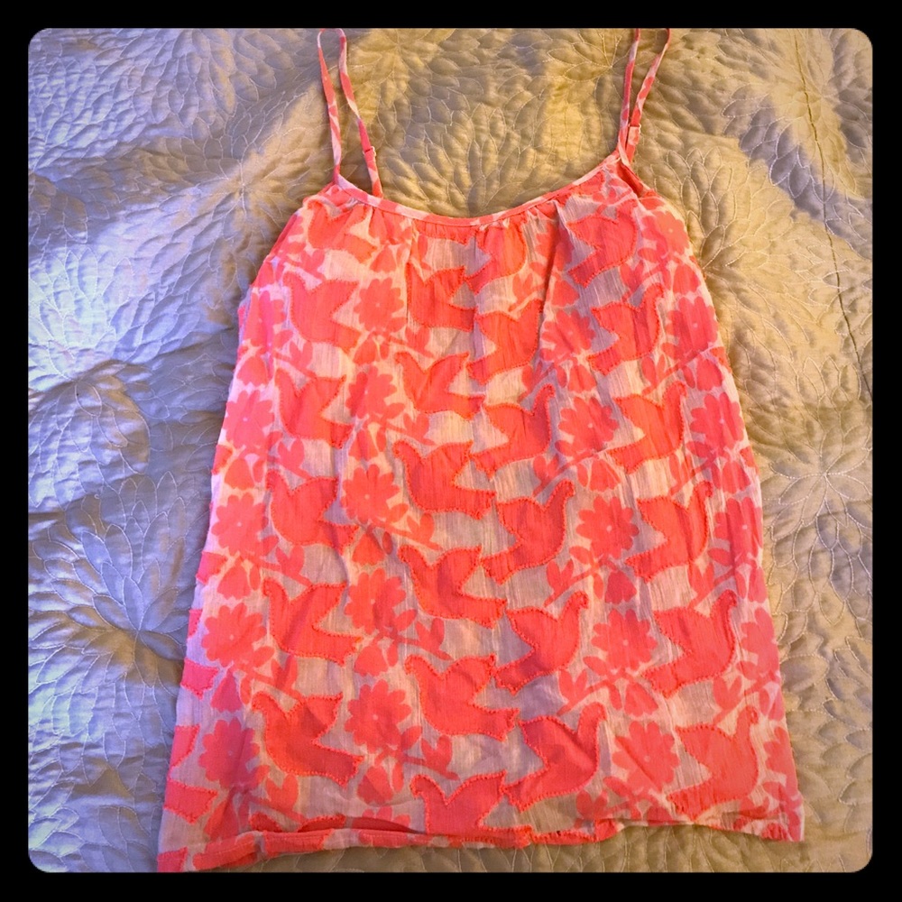 Otomi pink bird tank!