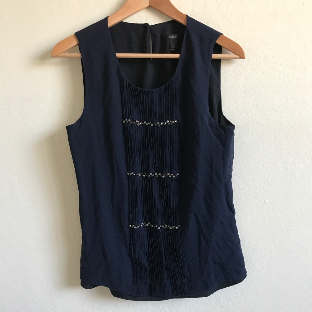J.Crew Beaded Top