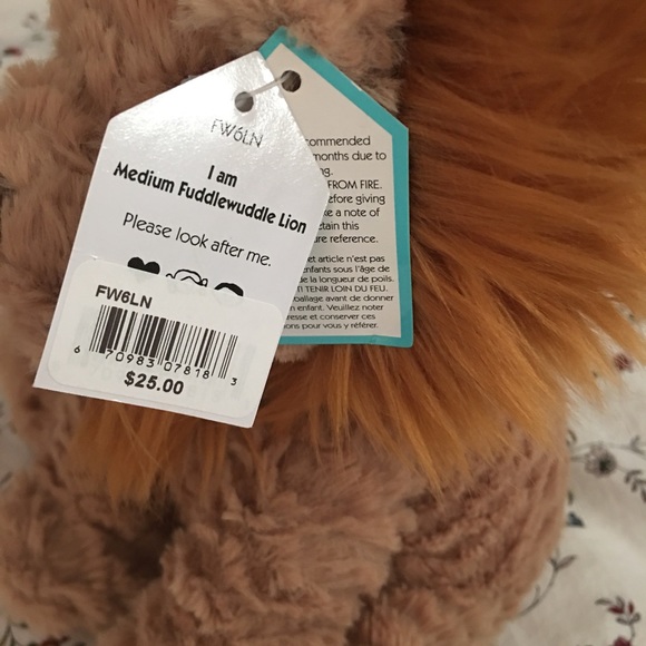 Brand New Cute Middle Fuddlewuddle Lion Plush - Picture 4 of 4