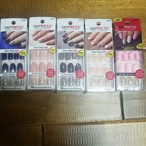 Impress Nails, Lot of 5, Oval Edition