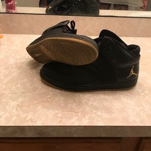 🔥Jordan 1 Flight 4 PREMIUM BLACK & GOLD🔥 Sz 13**