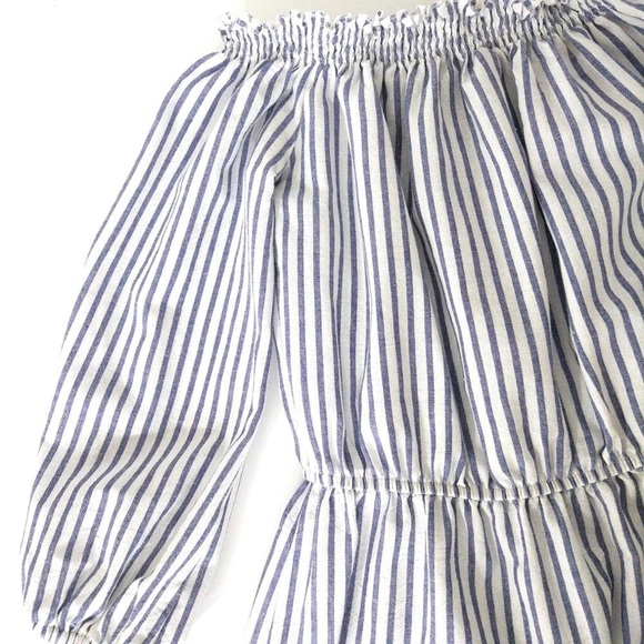 Restocked! Stripe Off Shoulder Dress - Picture 3 of 3