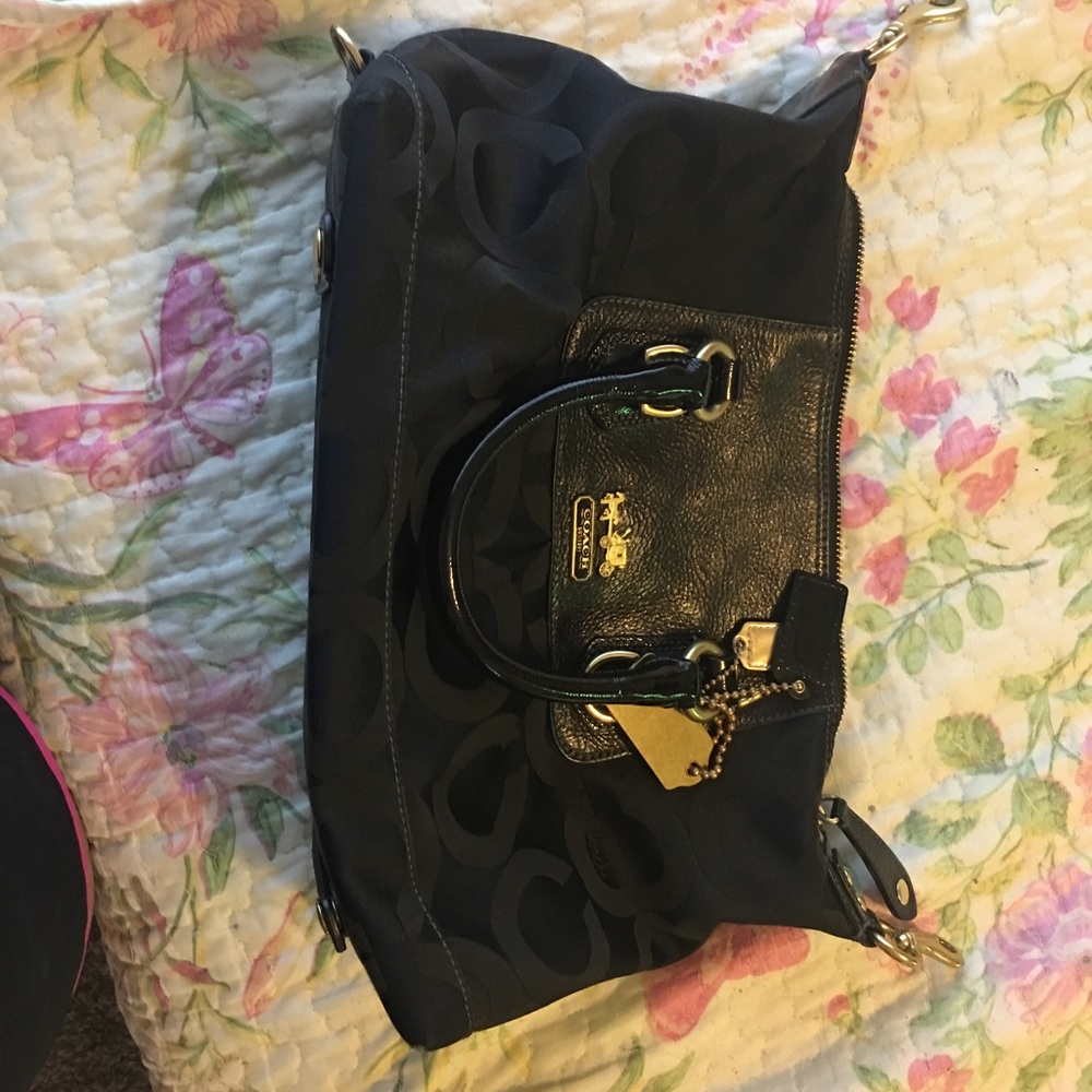 Black coach bag