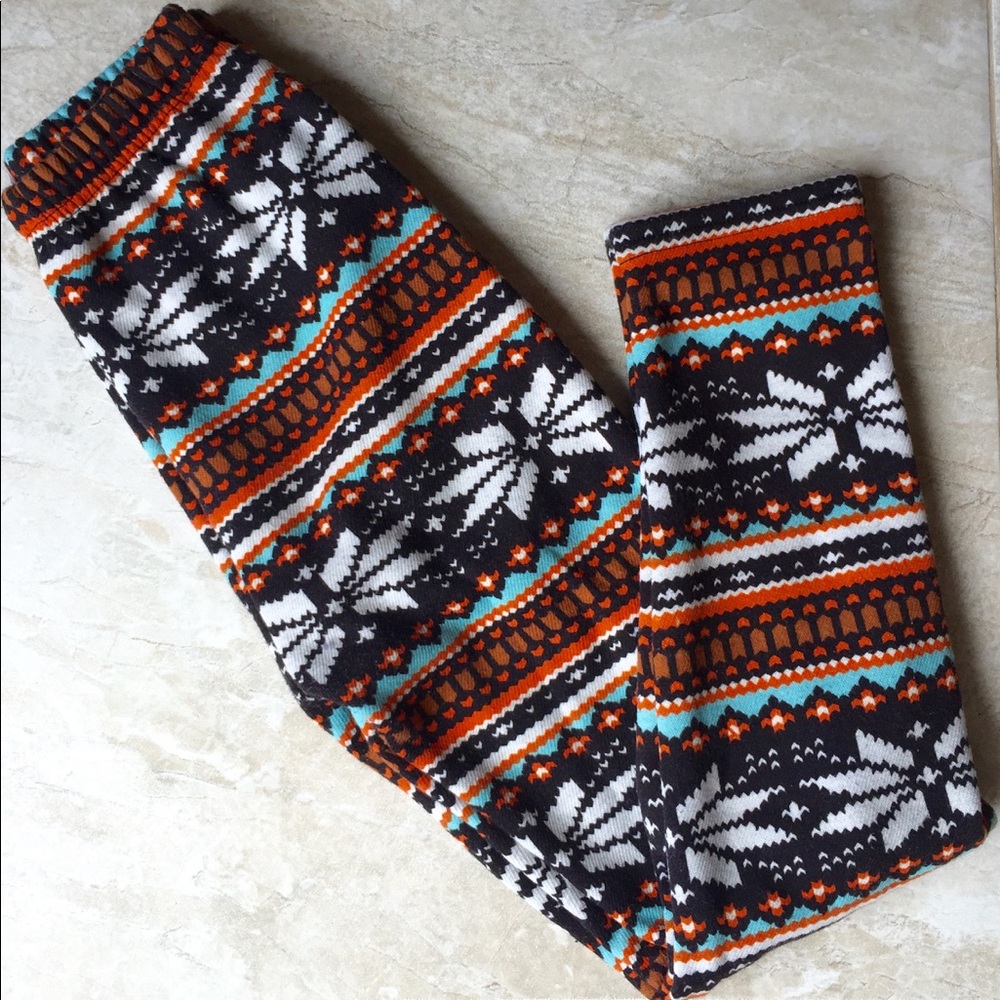 Winter/X-mas Themed Knit Leggings